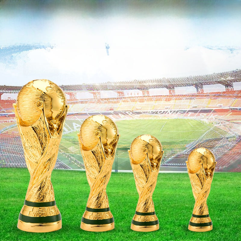 Resin Gold-Plated Football Trophy Souvenir