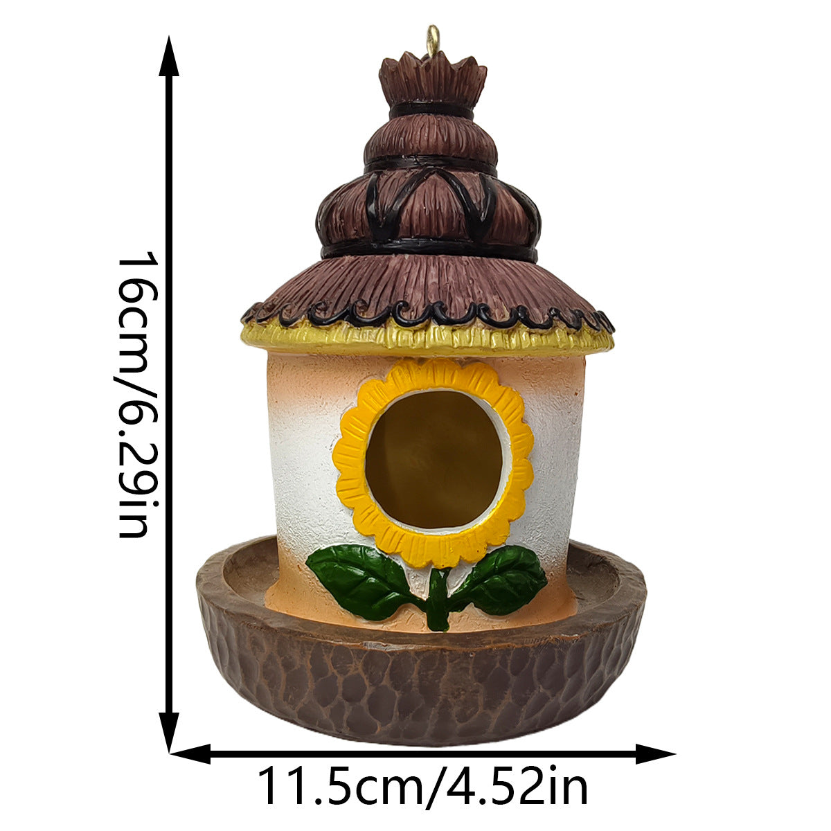 Resin Hummingbird House Garden Decoration Feeder