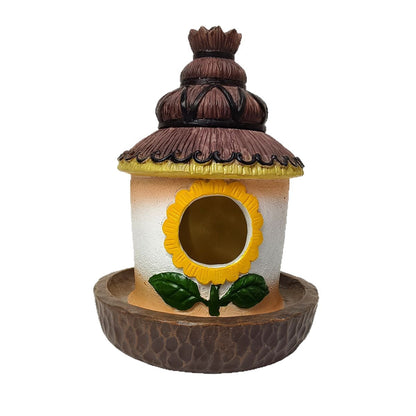 Resin Hummingbird House Garden Decoration Feeder