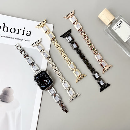 Resin Inlaid Metal Strap