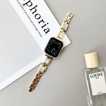 Resin Inlaid Metal Strap