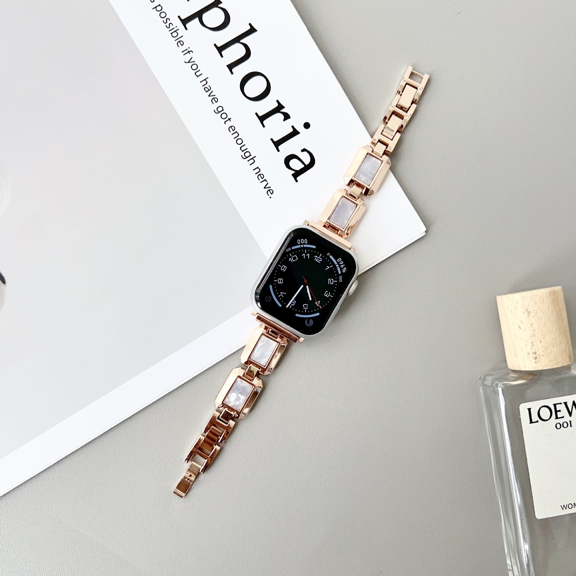 Resin Inlaid Metal Strap