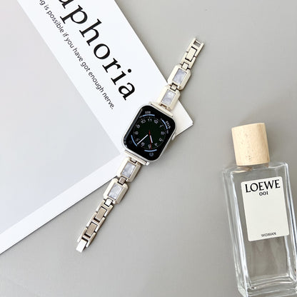 Resin Inlaid Metal Strap