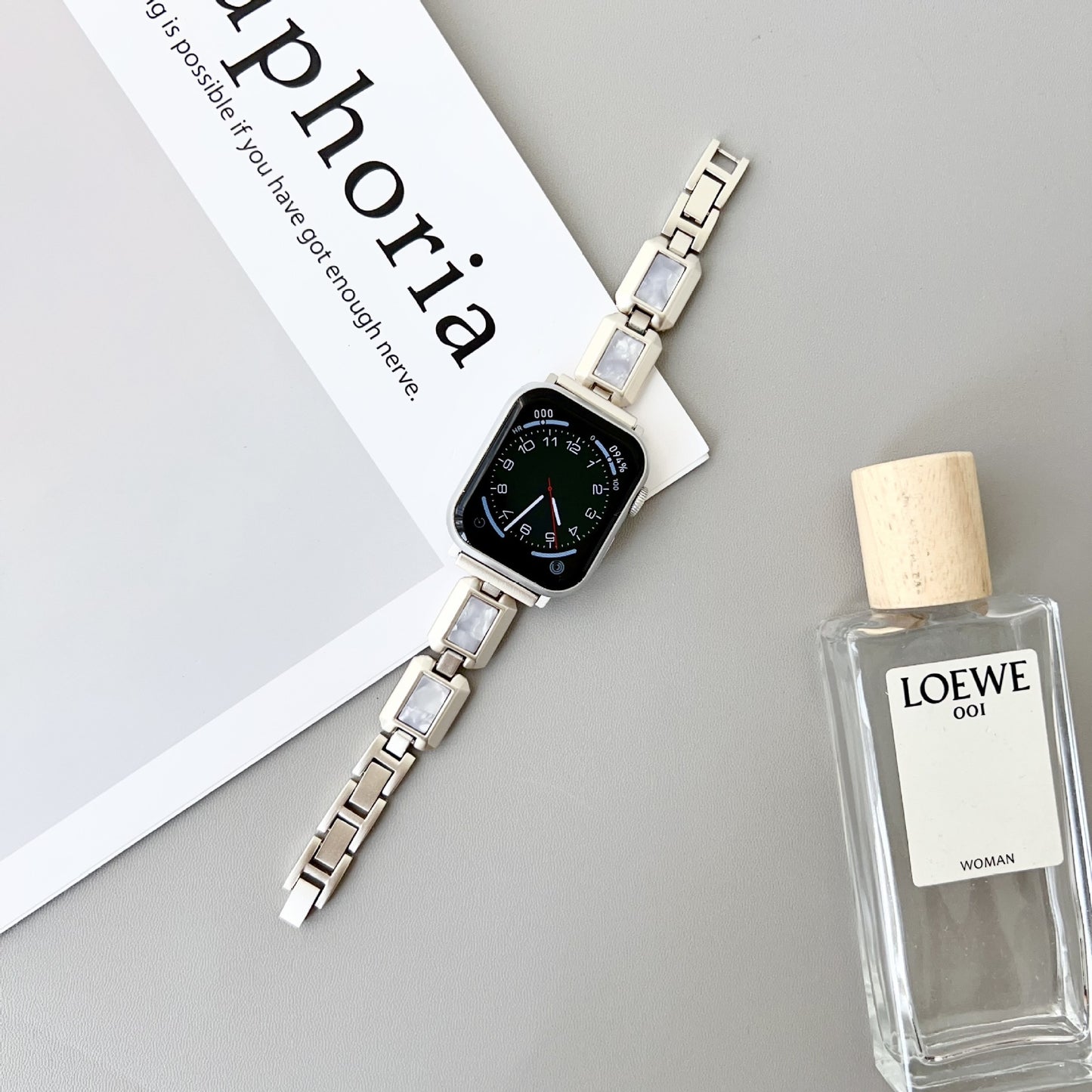 Resin Inlaid Metal Strap