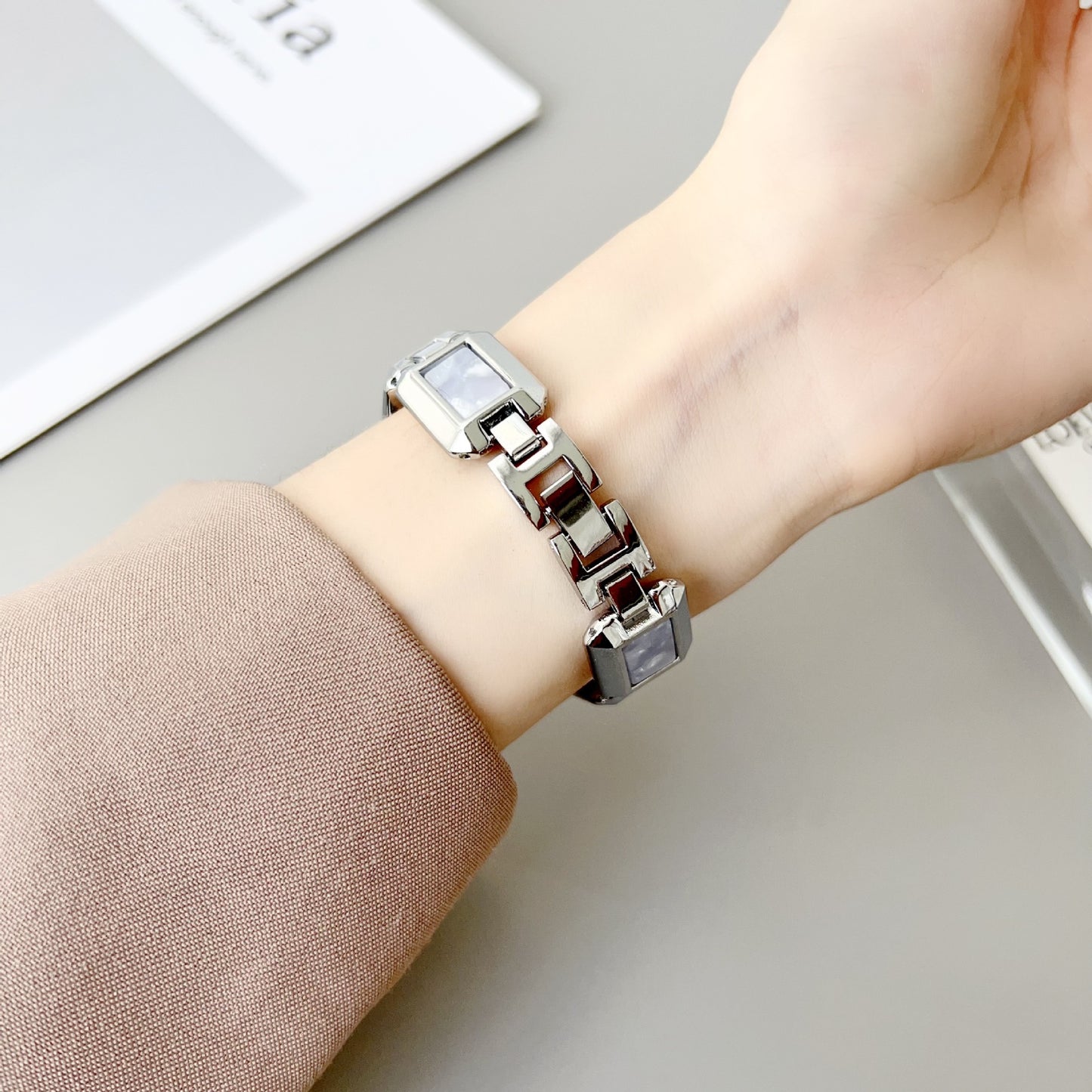 Resin Inlaid Metal Strap