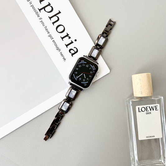 Resin Inlaid Metal Strap