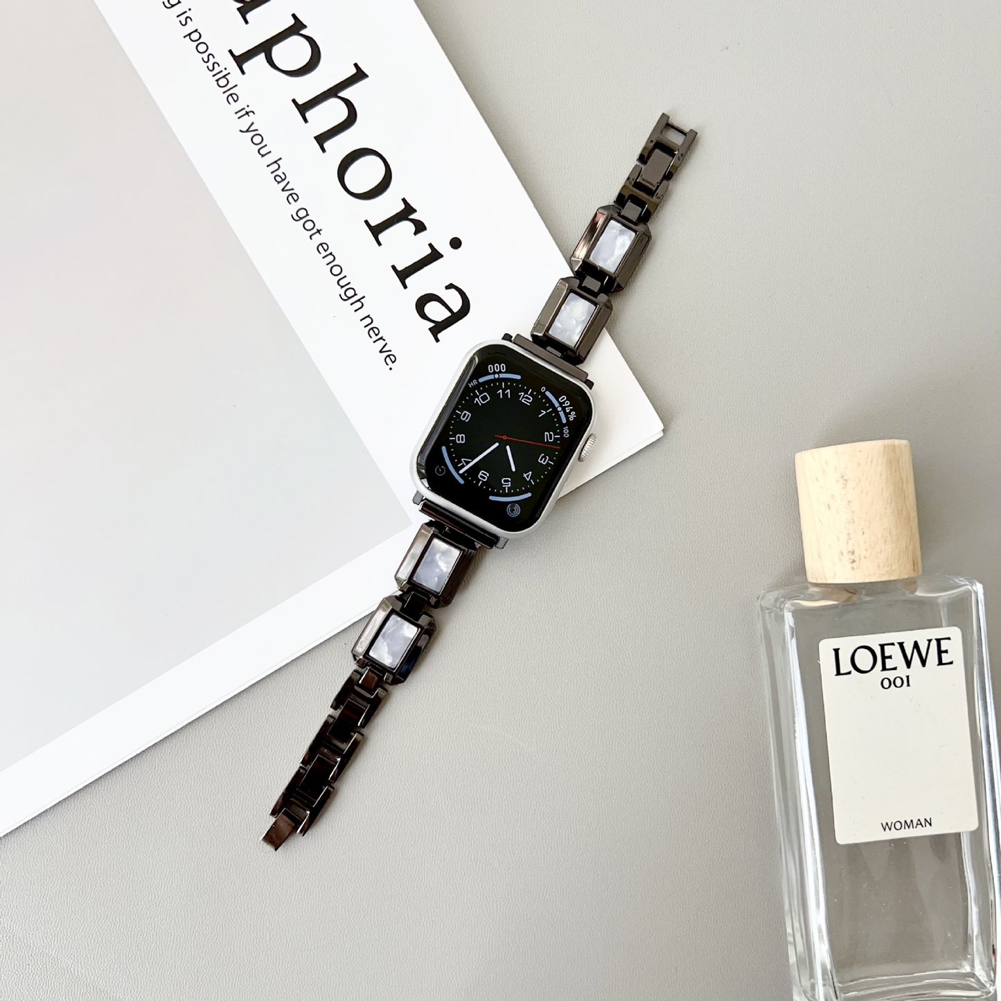 Resin Inlaid Metal Strap