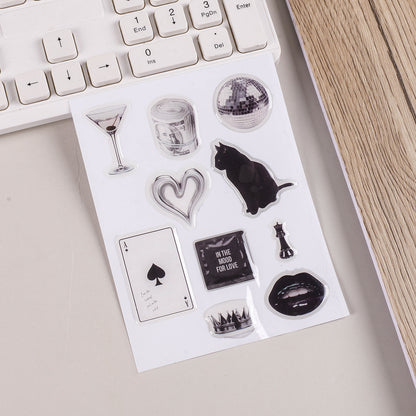 Resin journal stickers