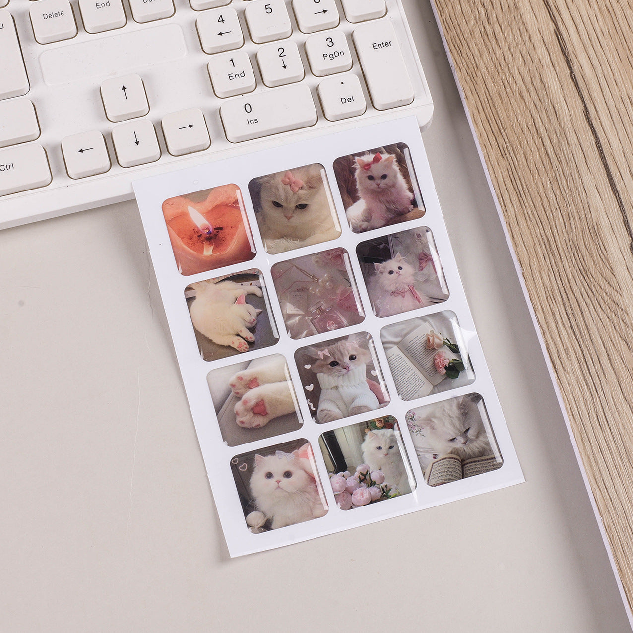 Resin journal stickers