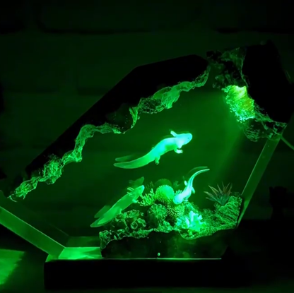 Resin lamp