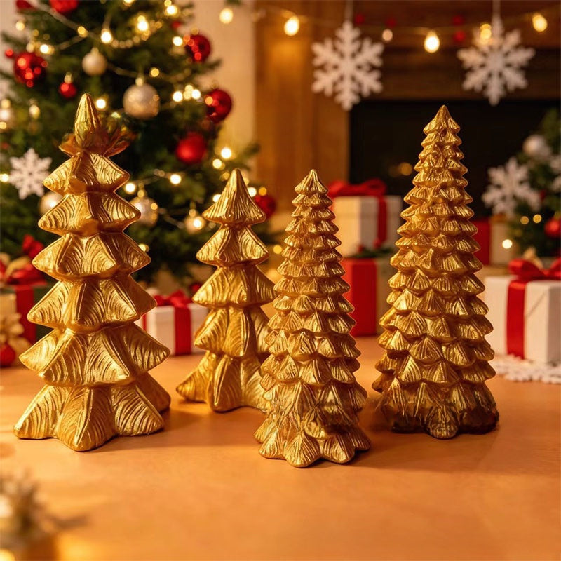Resin Luminous Christmas Tree Decorations