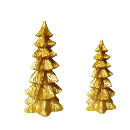 Resin Luminous Christmas Tree Decorations