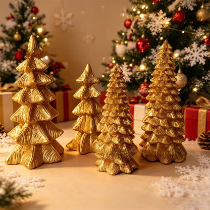 Resin Luminous Christmas Tree Decorations