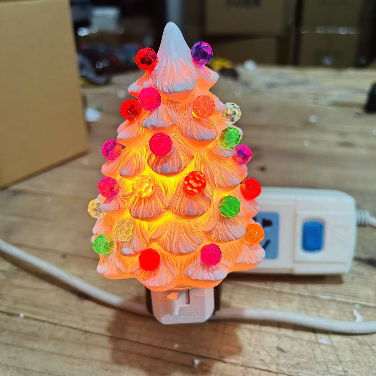 resin night light