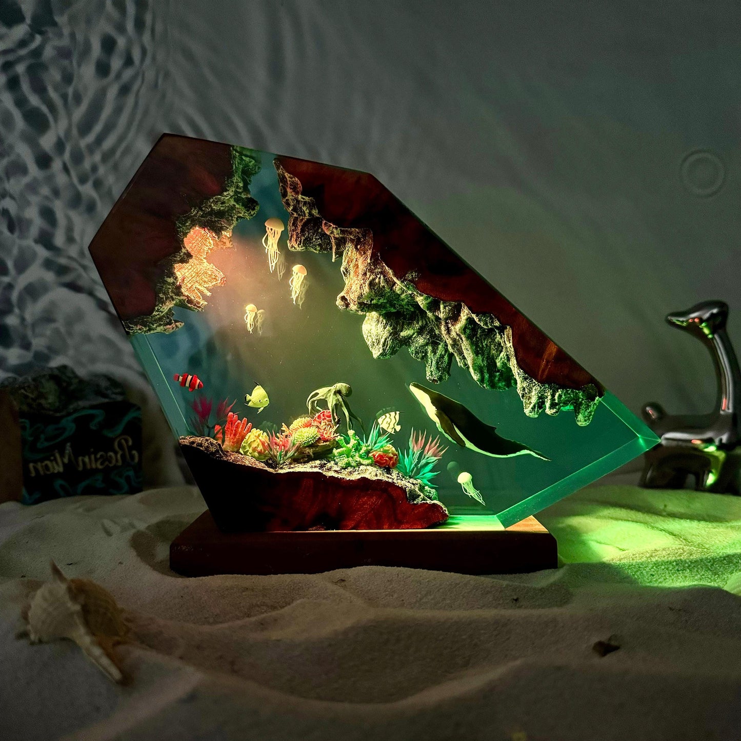 resin night light