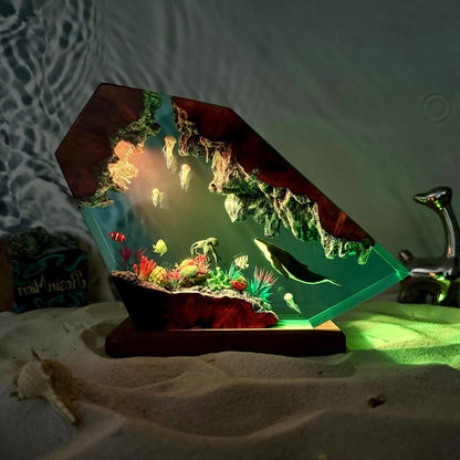 resin night light