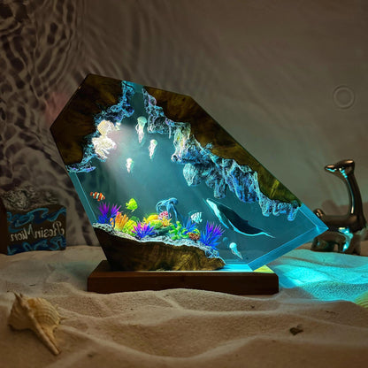 resin night light