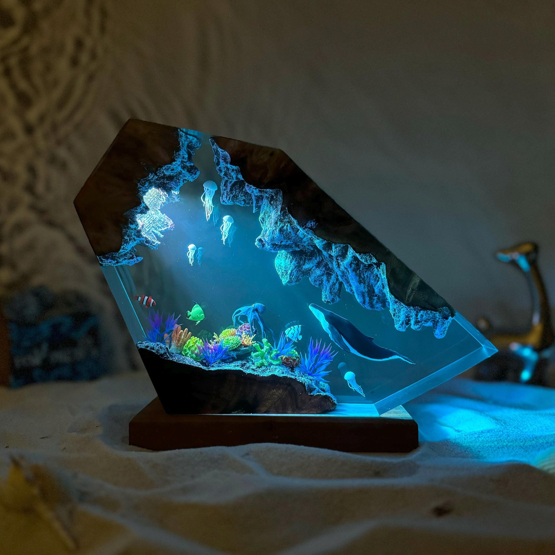 resin night light