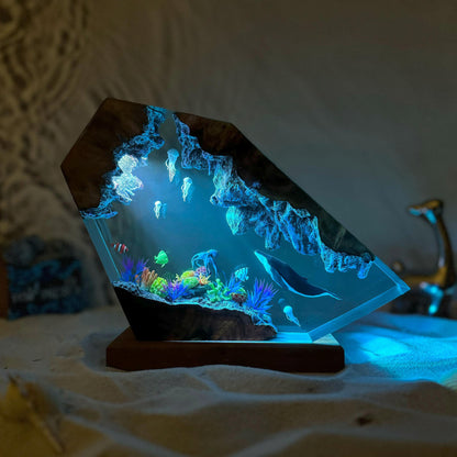 resin night light