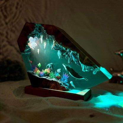 resin night light