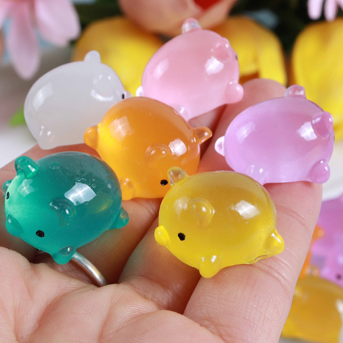 Resin Simulation Mini Luminous Small Animal