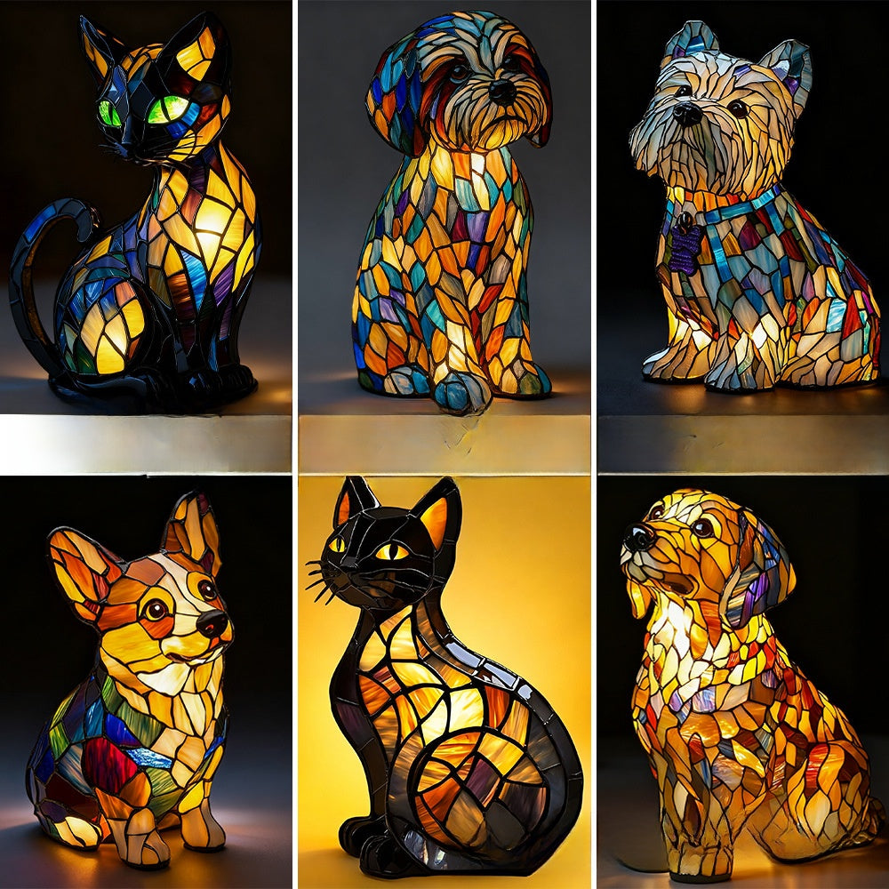 Resin Statue LED Light Ornament