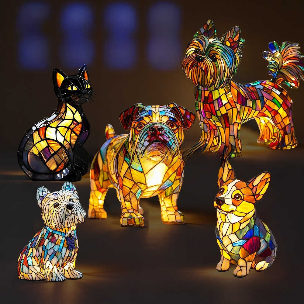 Resin Statue LED Light Ornament