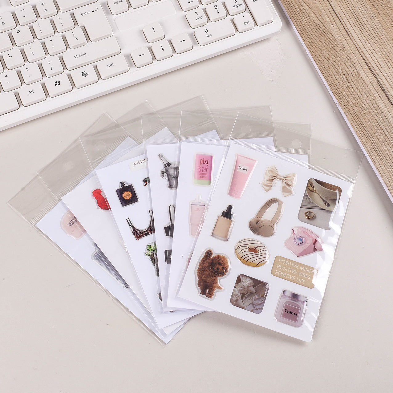Resin sticker