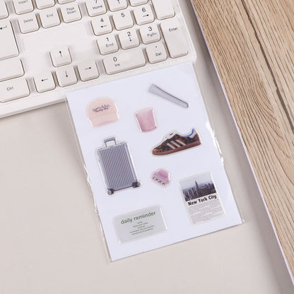 Resin sticker