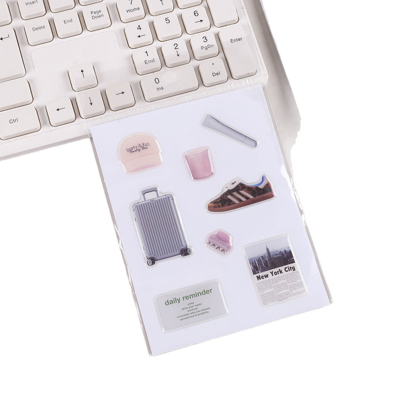 Resin sticker