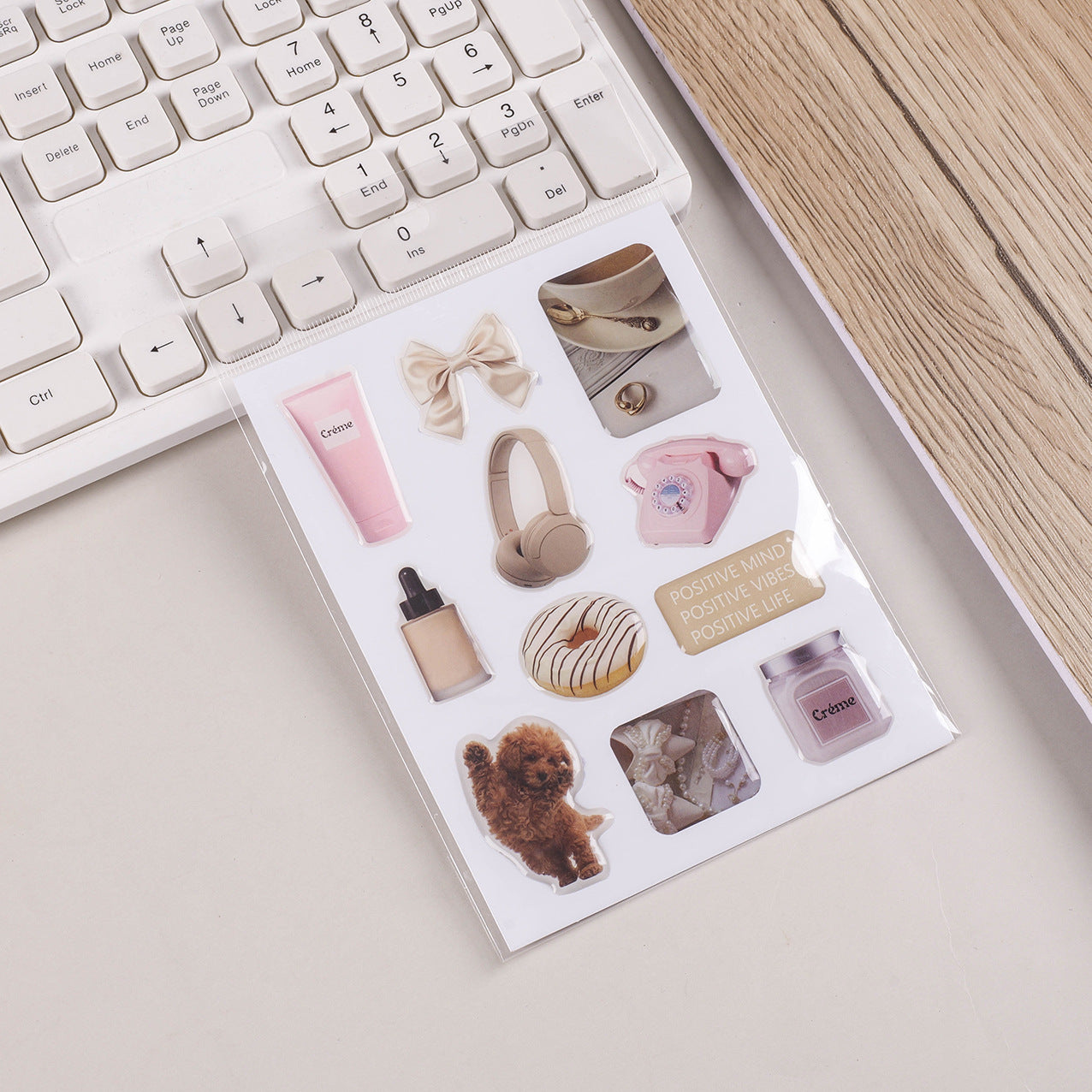 Resin sticker