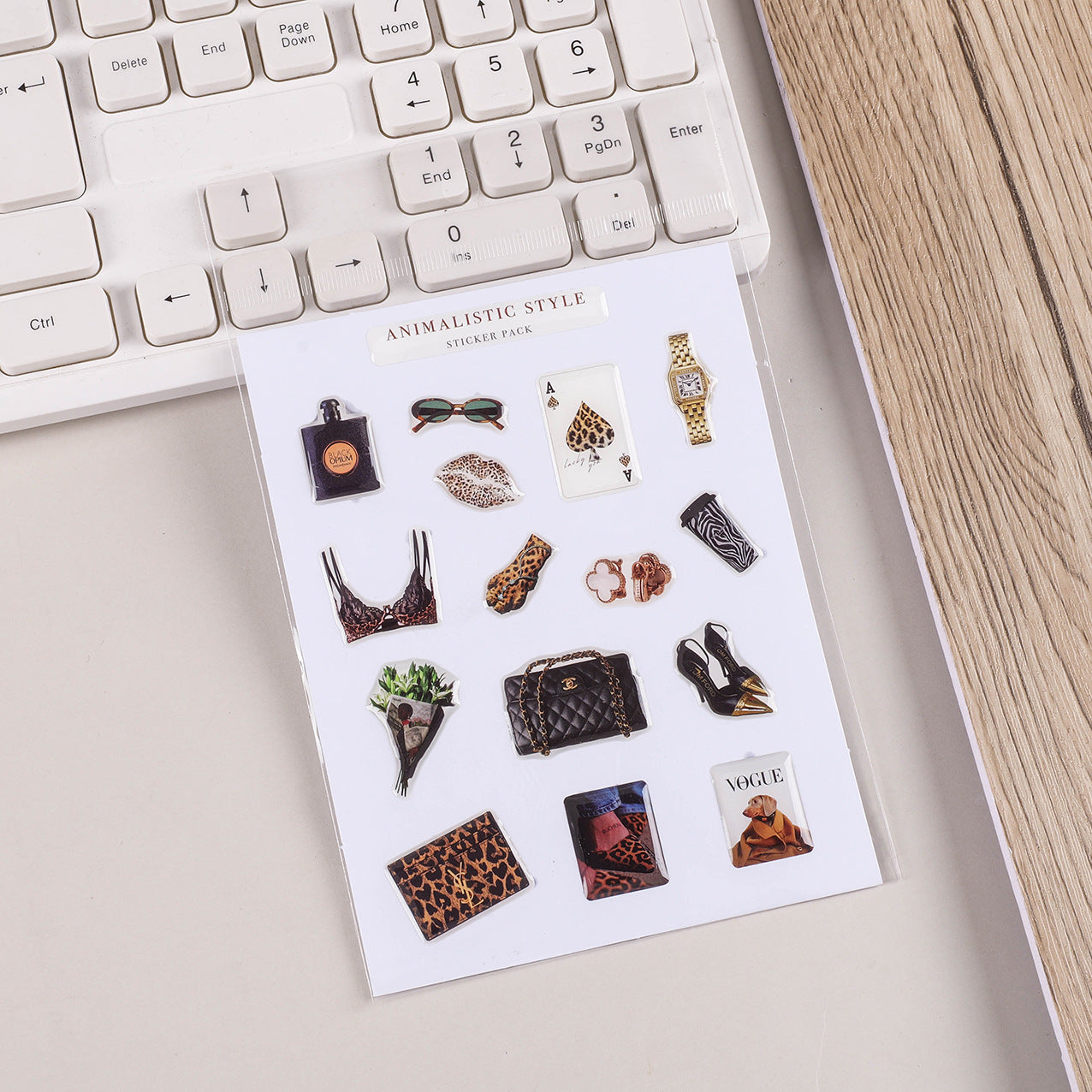 Resin sticker