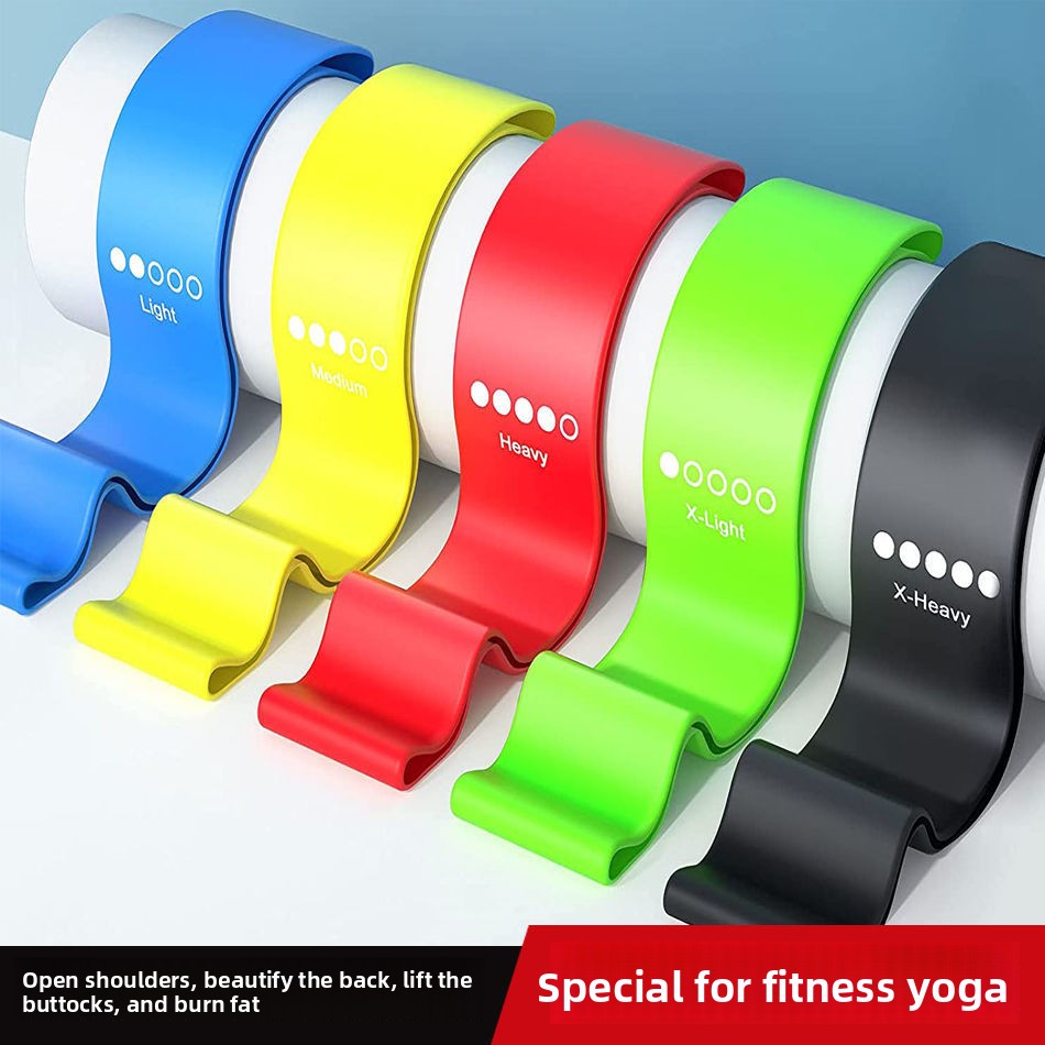 Resistance band yoga strap