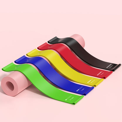 Resistance band yoga strap