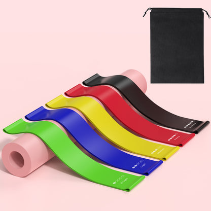 Resistance band yoga strap