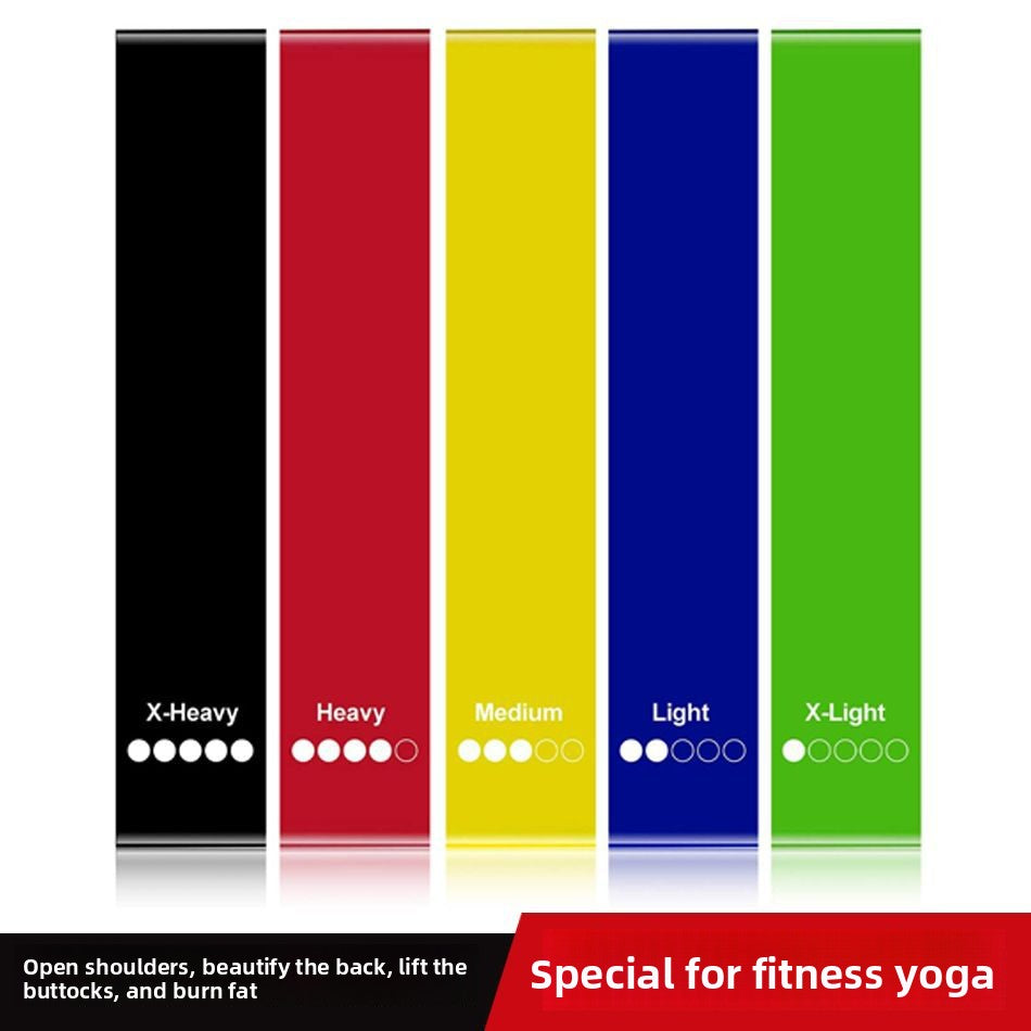 Resistance band yoga strap