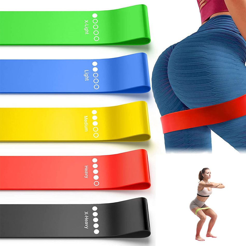 Resistance band yoga strap