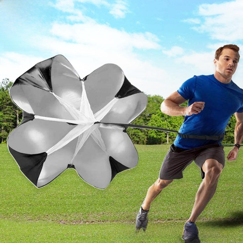 Resistance training and explosive power training parachute
