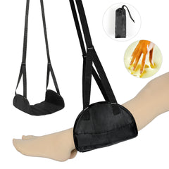 Single webbing foot hammock flannel