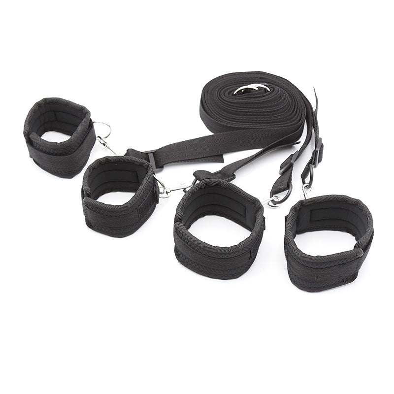 restraint straps blindfold