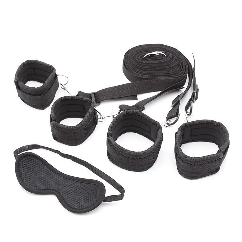 restraint straps blindfold