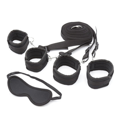 restraint straps blindfold