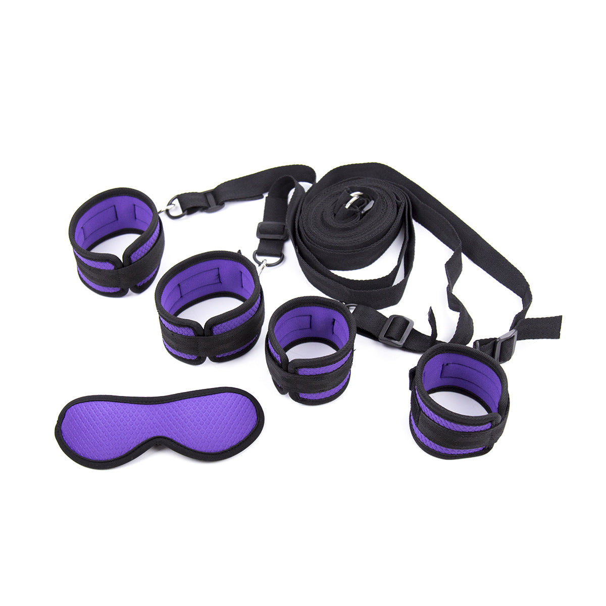 restraint straps blindfold