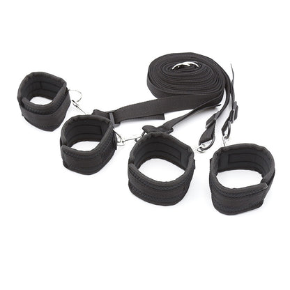 restraint straps blindfold