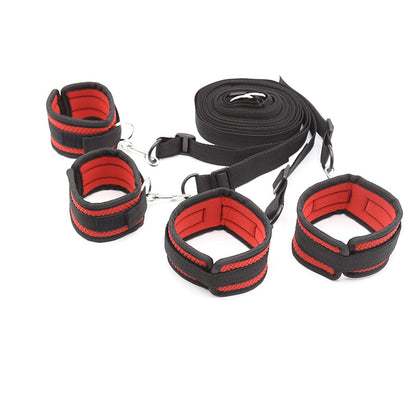 restraint straps blindfold