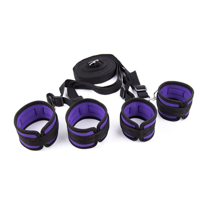 restraint straps blindfold