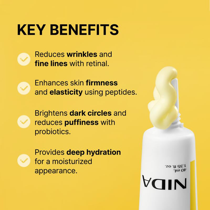 Retinaldehyde peptide is used to make eye cream