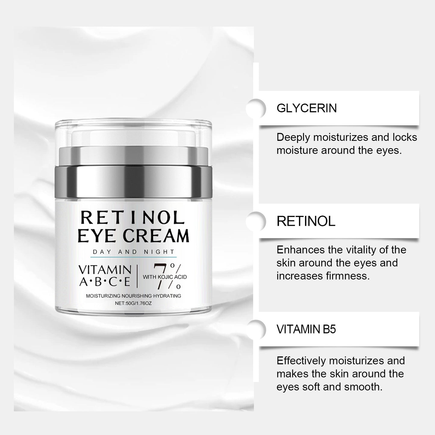 Retinol Eye Cream for Fading Fine Lines
