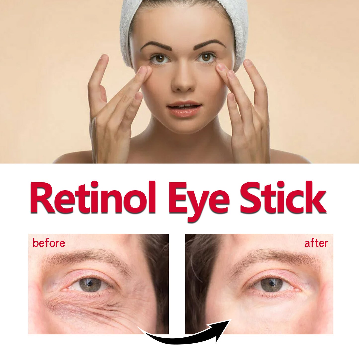 Retinol Eye Cream Stick for Wrinkle Reduction
