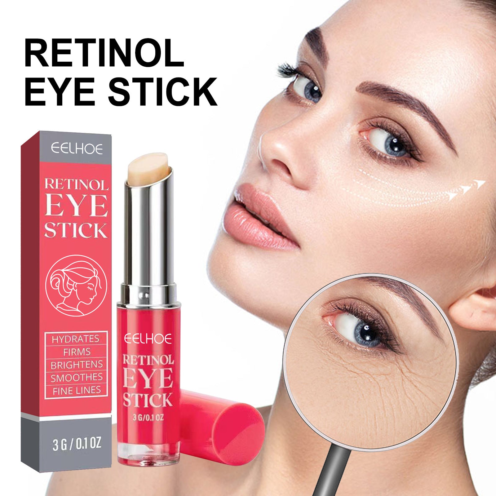 Retinol Eye Cream Stick Skin Firming Moisturizing